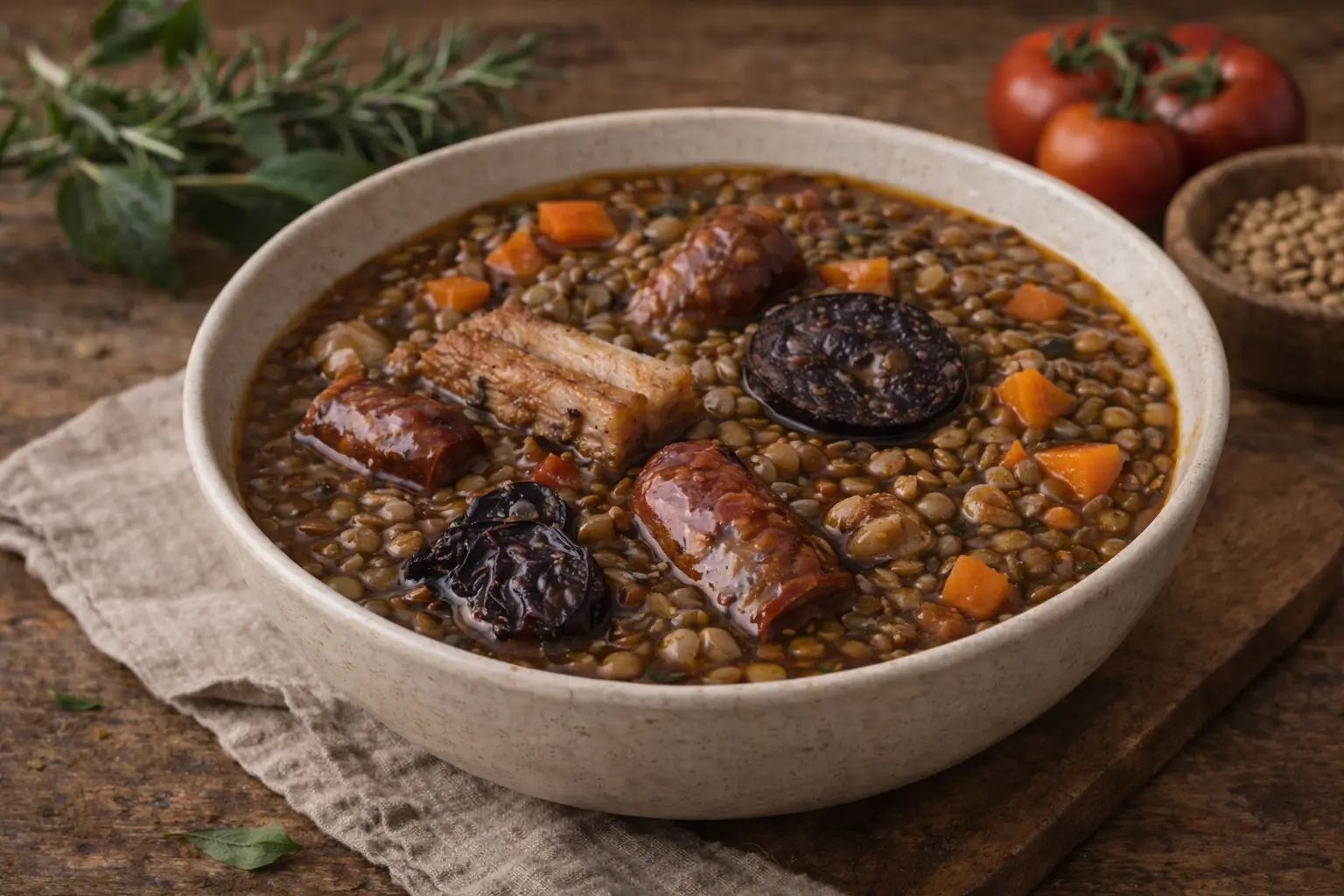 Lentejas estofadas