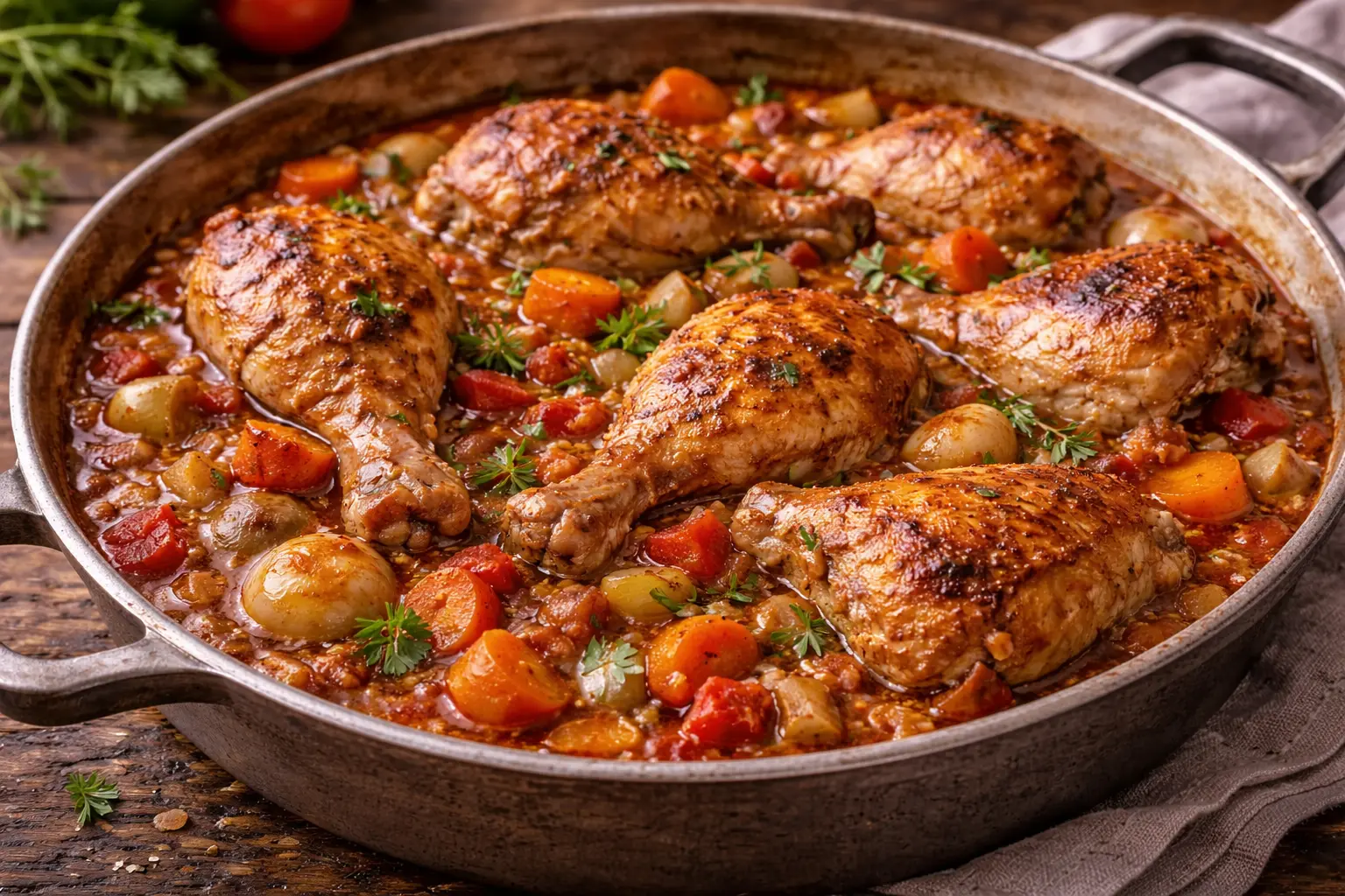 Pollo guisado